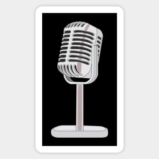 Hand Drawn Microphone Sticker